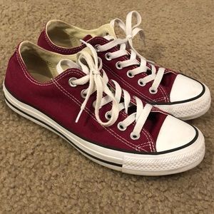 Maroon Converse